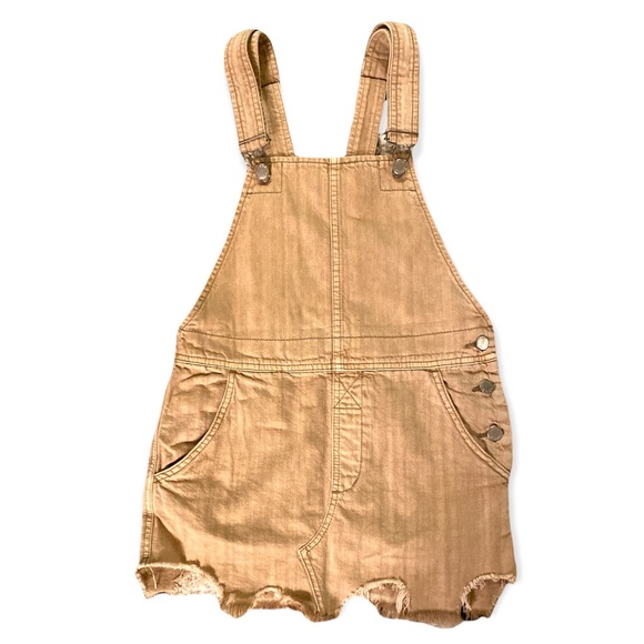Free People Dresses & Skirts - Free People Distressed Skirt Overall size 0